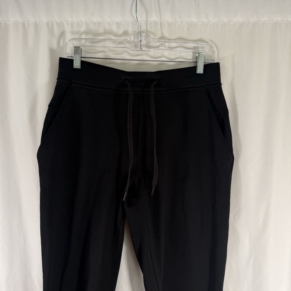 Lululemon Joggers Men's Medium Black Pockets Elastic Waist Pull On Drawstring - Picture 2 of 12